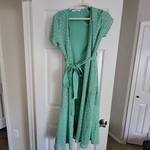 Samsoe Floral Wrap Dress